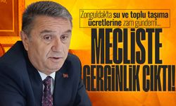 Su ve halk otobüsü ücretlerine zam teklifi mecliste gerginliğe yol açtı
