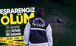 Tarlada esrarengiz ölüm! 66 yaşındaki şahıs ölü bulundu