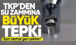 TKP'den Zonguldak Belediyesi'nin su zammına büyük tepki