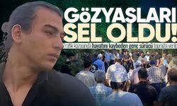 Trafik kazasında hayatını kaybeden genç sürücü toprağa verildi