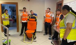 Başkent Üniversitesi Zonguldak Diyaliz Merkezi'nde deprem ve yangın tatbikatı gerçekleştirildi