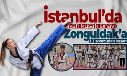 Zonguldak Belediyespor'un Taekwondocularından büyük başarı: 11 sporcu siyah kuşak aldı