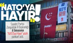 Zonguldak Saadet Partisi’nden küresel sisteme "Pankartlı" tepki