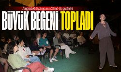 Zonguldaklı tiyatrocunun Stand-Up gösterisi büyük beğeni topladı