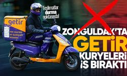 Zonguldak’ta Getir kuryeleri iş bıraktı: Teslimatlar durma noktasında!
