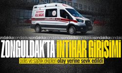 Zonguldak'ta intihar ihbarı ekipleri harekete geçirdi