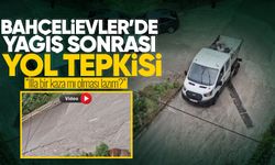 Bahçelievler’de yağış sonrası yol tepkisi: “İlla bir kaza mı olması lazım?”