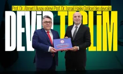 BEUN Rektörlüğünde devir teslim: Prof. Dr. Ahmet Ulusoy görevi Prof. Dr. İsmail Hakkı Özölçer’den devraldı