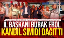 Burak Erol Kandil simidi dağıttı: "Kardeşliğimizi ve dayanışmamızı güçlendirsin"