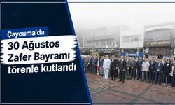 Çaycuma’da 30 Ağustos Zafer Bayramı törenle kutlandı
