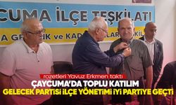 Çaycuma'da toplu katılım: Gelecek Partisi ilçe yönetimi İYİ Parti’ye katıldı