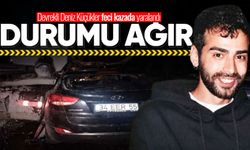 Devrekli Deniz Küçükler feci kazada ağır yaralandı