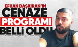 Efkan Daşkıran'ın cenaze programı belli oldu