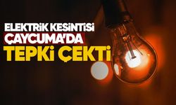 Elektrik kesintisi Çaycuma’da tepki çekti