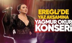 Ereğli’de yaz akşamına Yağmur Okur konseri