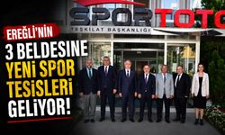 Ereğli’nin 3 beldesine yeni spor tesisleri geliyor