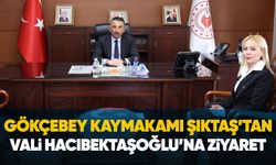 Gökçebey Kaymakamı Şıktaş’tan Vali Hacıbektaşoğlu’na ziyaret