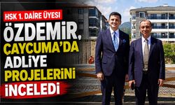 HSK 1. Daire Üyesi Özdemir, Çaycuma’da adliye projelerini inceledi