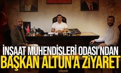 İnşaat Mühendisleri Odası’ndan Başkan Altun’a ziyaret