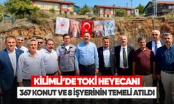 Kilimli’de TOKİ heyecanı: 367 konut ve 8 iş yerinin temeli atıldı