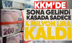 KKM’de sona gelindi: Kasada sadece 4 milyon lira kaldı