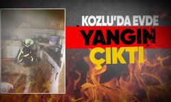 Kozlu’da evde yangın çıktı