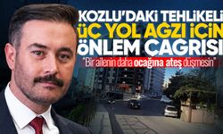 Kozlu’da tehlikeli üç yol ağzı için çağrı: “Bir ailenin daha ocağına ateş düşmesin”