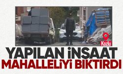 Kozlu’daki inşaat çalışmaları mahalle sakinlerini canından bezdiriyor