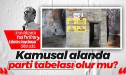 Liman Arkası'nda Yeni Parti tabelası tartışması: "Kamusal alanda parti tabelası olur mu?"