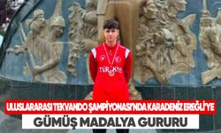 Uluslararası Tekvando Şampiyonası'nda Karadeniz Ereğli'ye gümüş madalya gururu