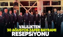 Valilikten 30 Ağustos Zafer Bayramı resepsiyonu