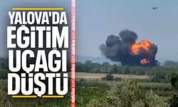 Yalova’da eğitim uçağı düştü