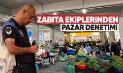 Zabıta ekiplerinden pazar denetimi