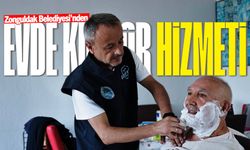 Zonguldak Belediyesi’nden ihtiyaç sahibi vatandaşlara “Evde Kuaför” hizmeti