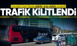 Zonguldak Çevre Yolunda şehirler arası otobüs arızalandı