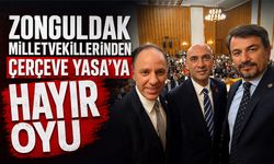 Zonguldak milletvekillerinden Çerçeve Yasa’ya “hayır” oyu