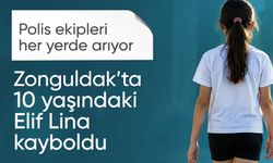 Zonguldak'ta 10 yaşındaki Elif Lina her yerde aranıyor