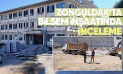 Zonguldak'ta BİLSEM inşaatında inceleme