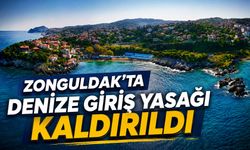 Zonguldak’ta denize giriş yasağı kaldırıldı