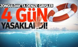 Zonguldak’ta denize girişler 4 gün yasaklandı