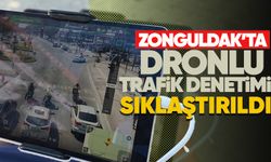 Zonguldak'ta dronlu trafik denetimi sıklaştırıldı
