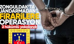 Zonguldak'ta Jandarmadan firarilere operasyon: 2 hükümlü yakalandı