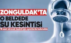 Zonguldak'ta o beldede su kesintisi