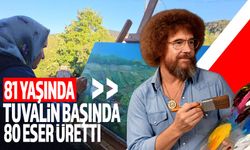 81 yaşında tuvalin başında: Şahinde Ermiş 80 eser üretti