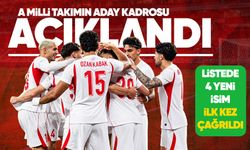 A Milli Takım’ın aday kadrosu açıklandı: 4 futbolcu ilk kez davet edildi