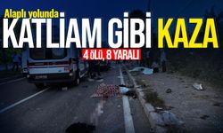 Akçakoca-Alaplı yolunda feci kaza: 4 ölü, 9 yaralı
