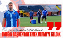 Zonguldakspor'da Ali Çalış dönemi başladı: "Emeğin Başkentine Emek Vermeye Geldik"