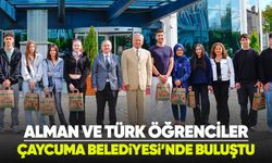 Alman ve Türk öğrenciler Çaycuma Belediyesi’nde buluştu