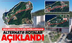 BEÜ Hastanesi yolunda çalışma: Alternatif güzergahlar açıklandı