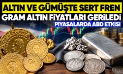 Altın ve gümüşte sert fren: Ons ve gram altın fiyatları gerildi